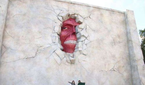 日本環(huán)球影城體驗(yàn)巨人主題公園,三笠破次元壁,這個兵長我可以